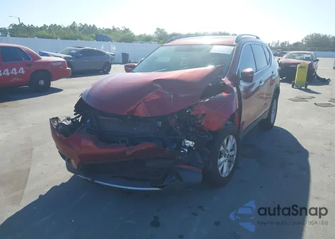 2015 Nissan Rogue Sv z USA, uszkodzony, nr VIN 5N1AT2MTXFC897035